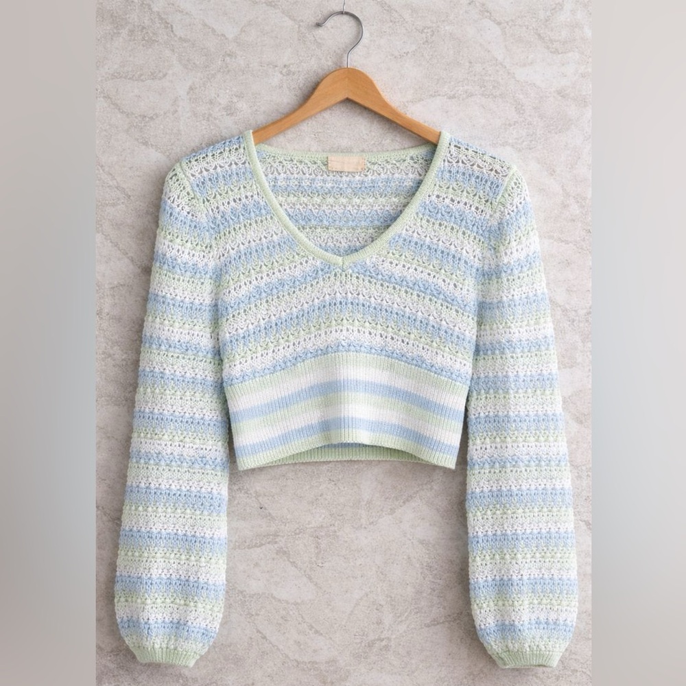 Altar'd State Beige Knit Pullover